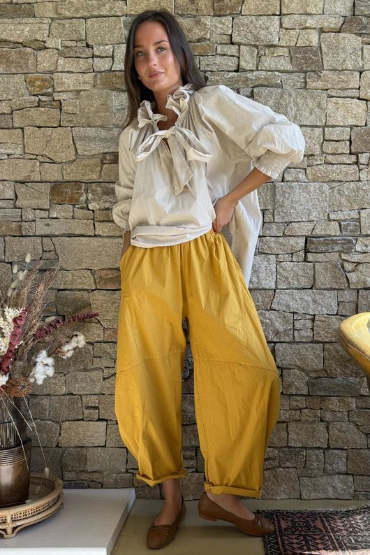 Paloma Classic Barrel Pant Indian Yellow